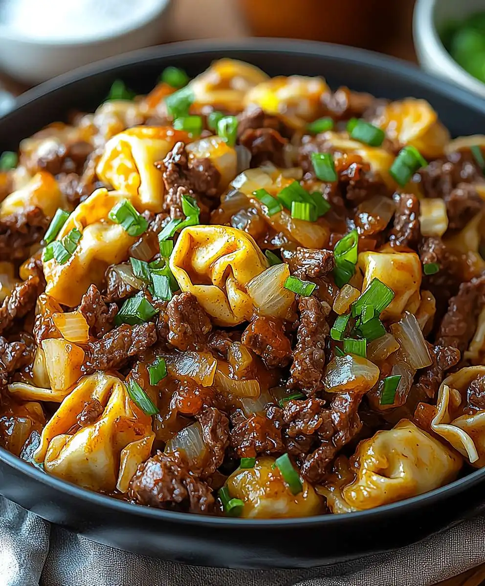 Creamy Cheesesteak Tortellini