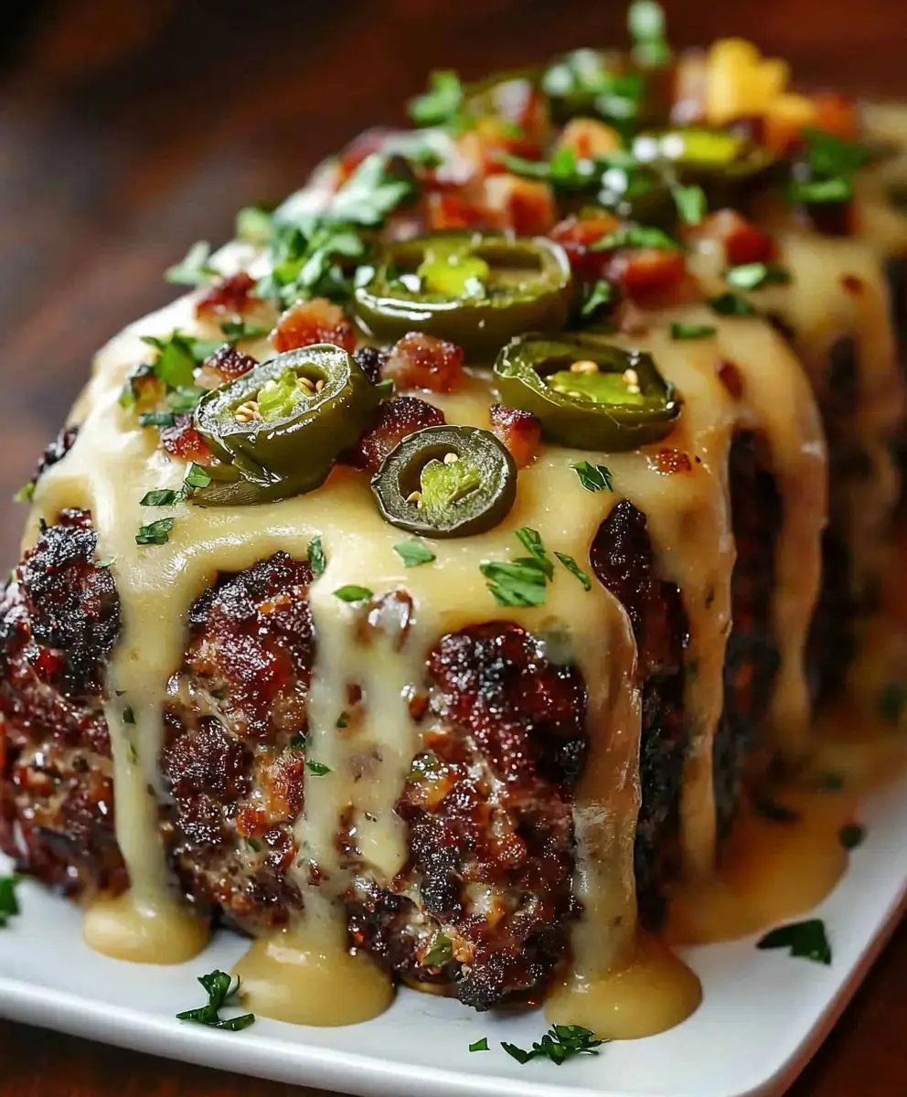 Smoky Jalapeño Popper Meatloaf