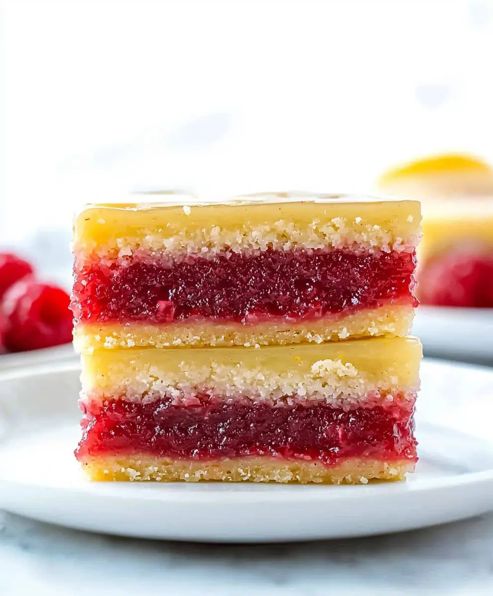 Lemon Raspberry Dessert Bars