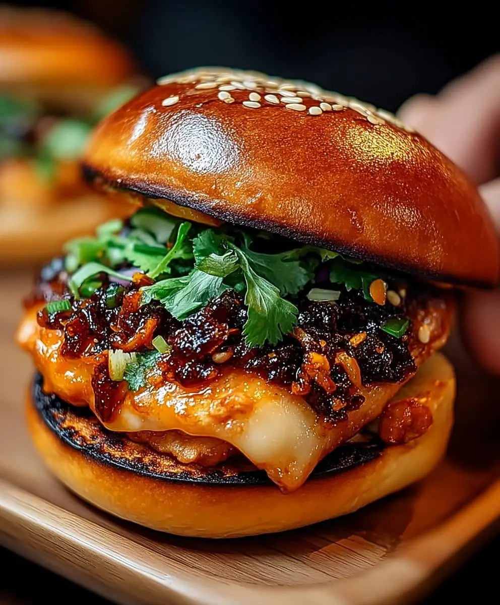 Gochujang Chicken Burgers