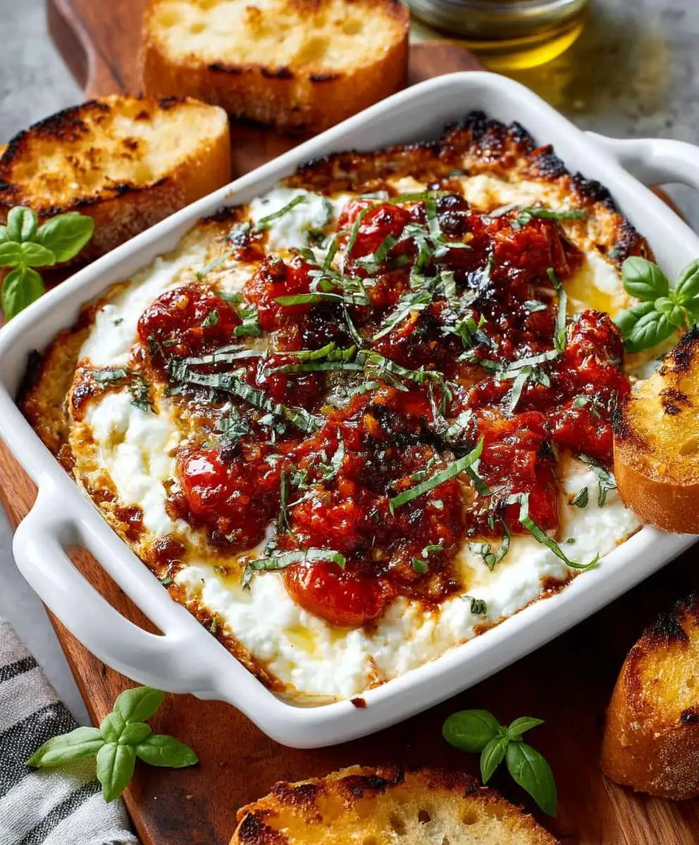 Goat Cheese Bruschetta Dip