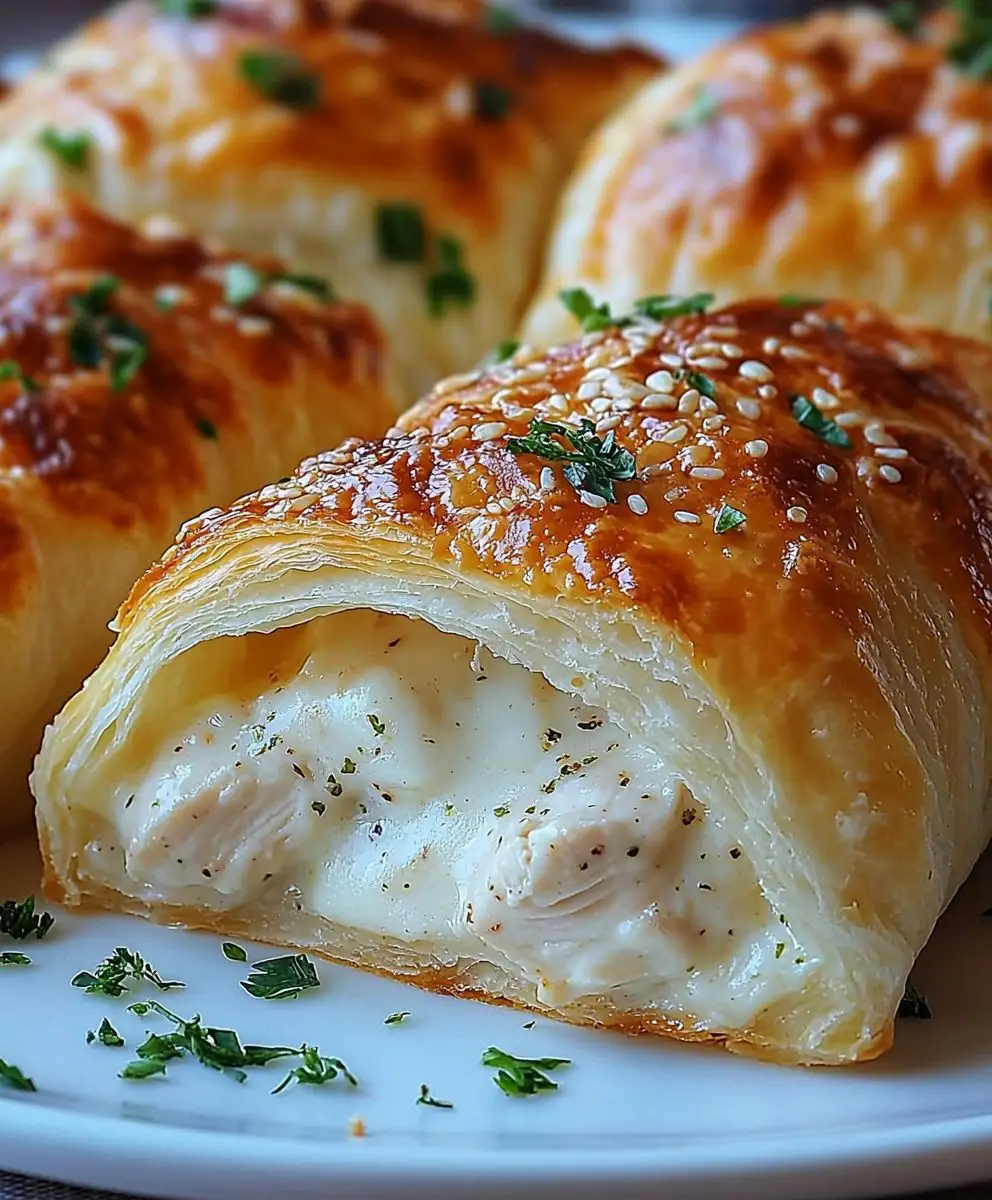 Chicken Alfredo Crescents