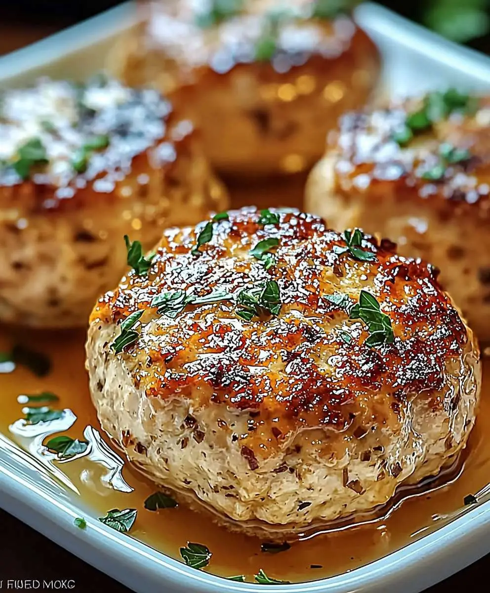 Garlic Parmesan Chicken Meatloaf