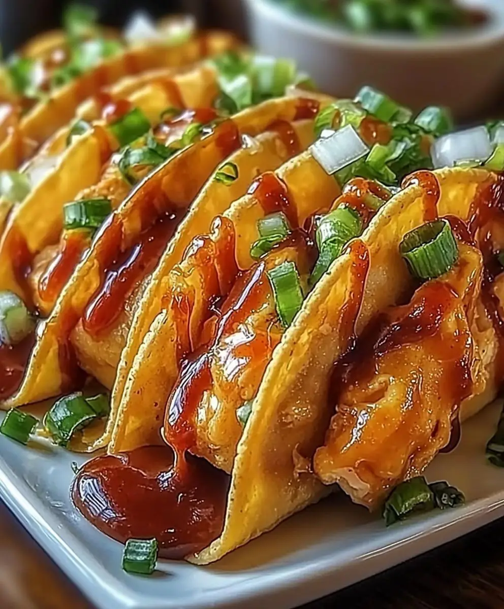 Chicken Wonton Tacos