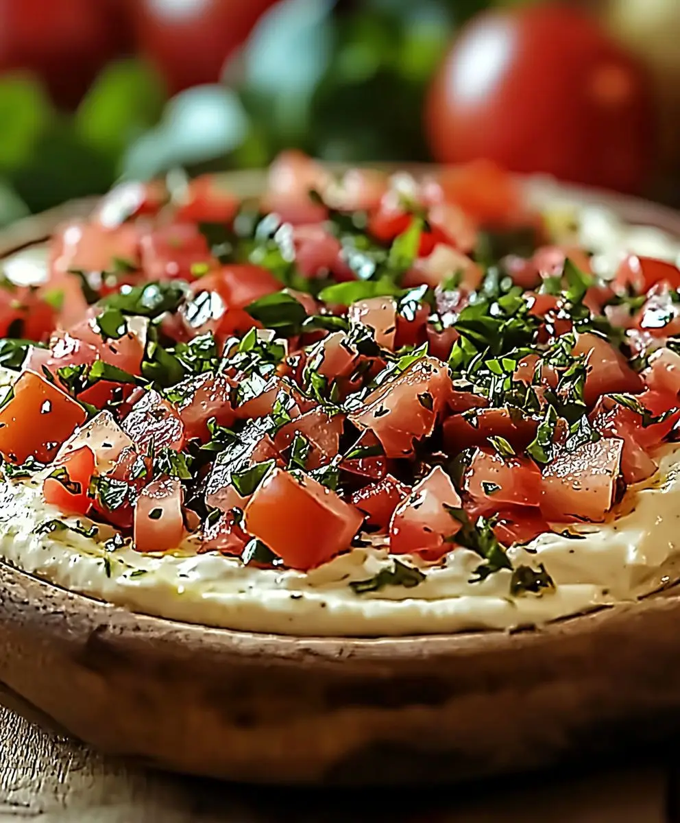 Creamy Bruschetta Dip