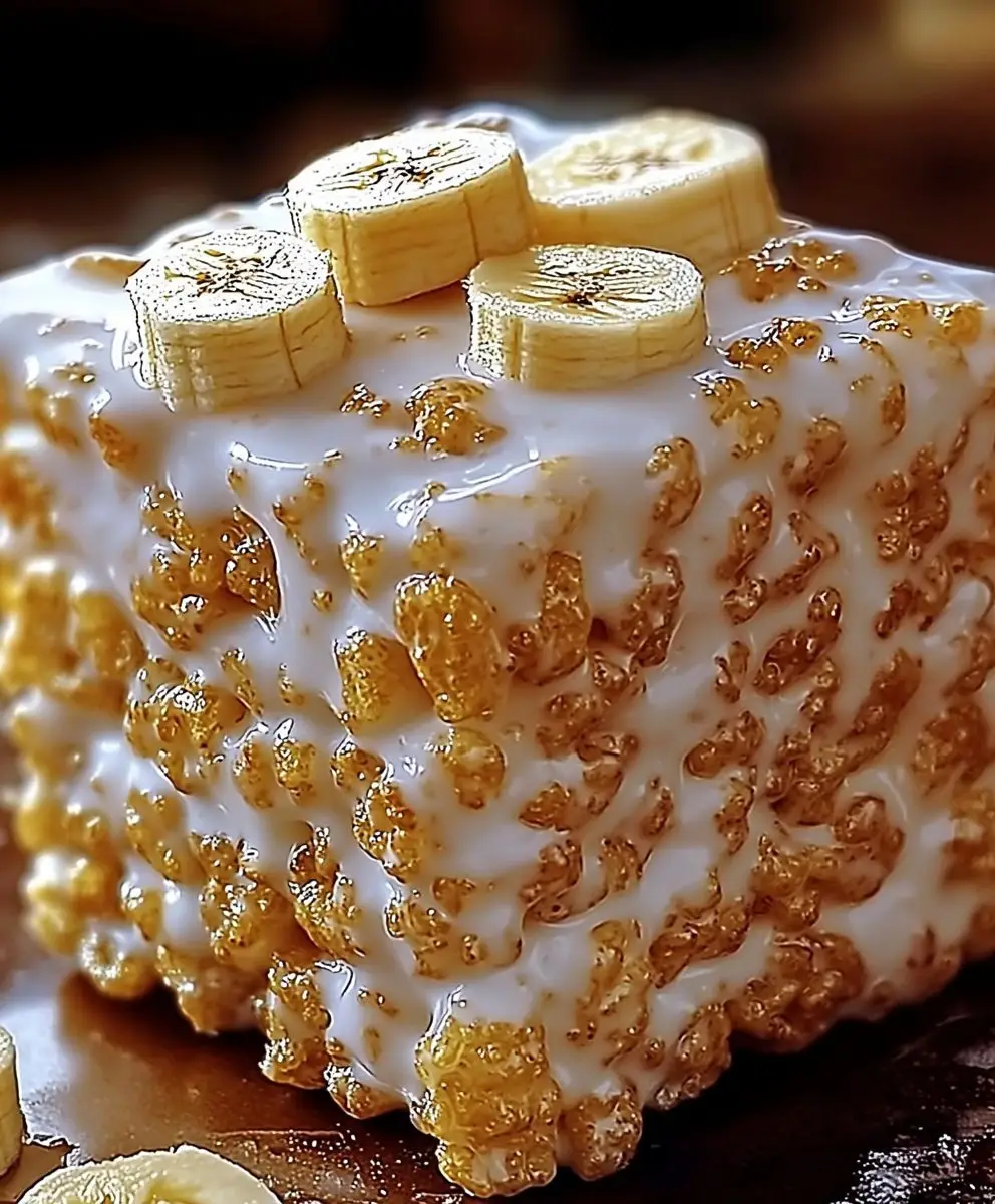 Banana Pudding Rice Krispie Treats