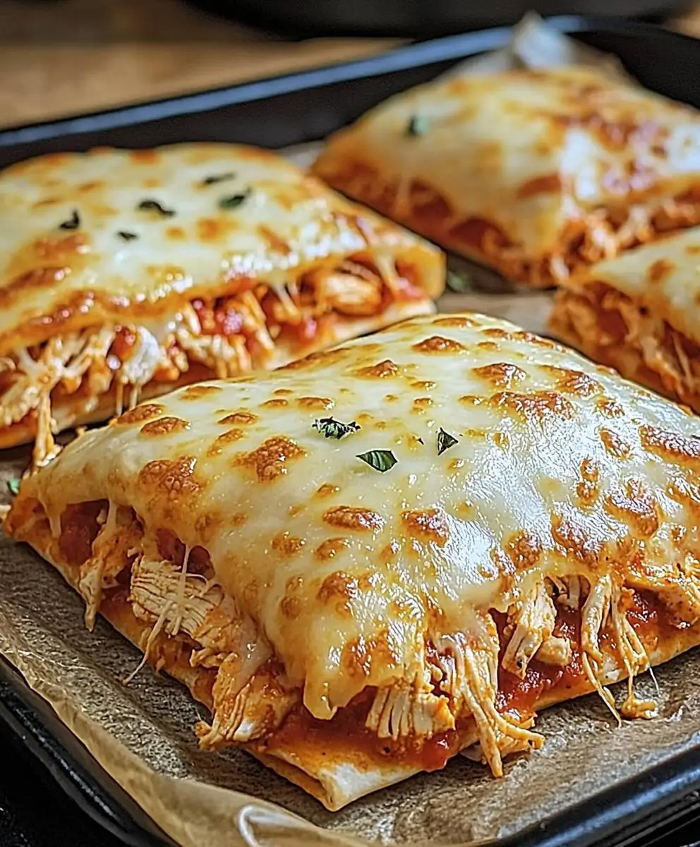 Buffalo Chicken Pizza Pockets