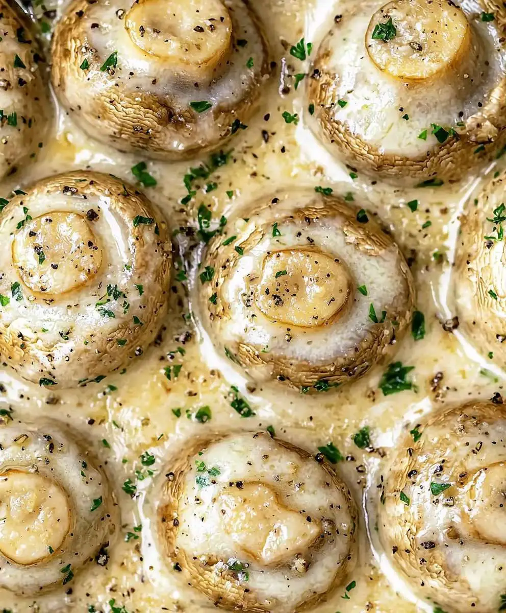 Garlic Parmesan Mushrooms