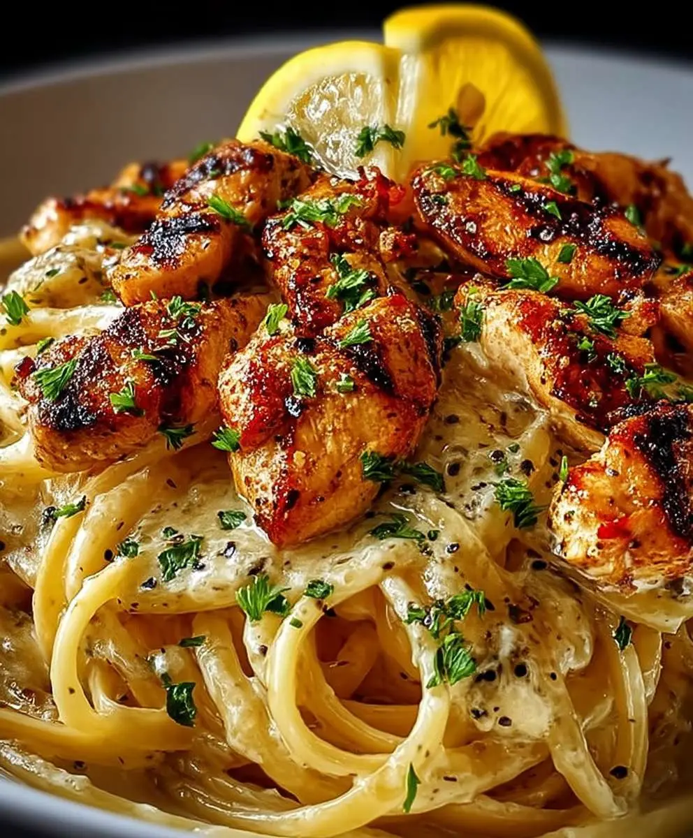 Creamy Chicken Linguine