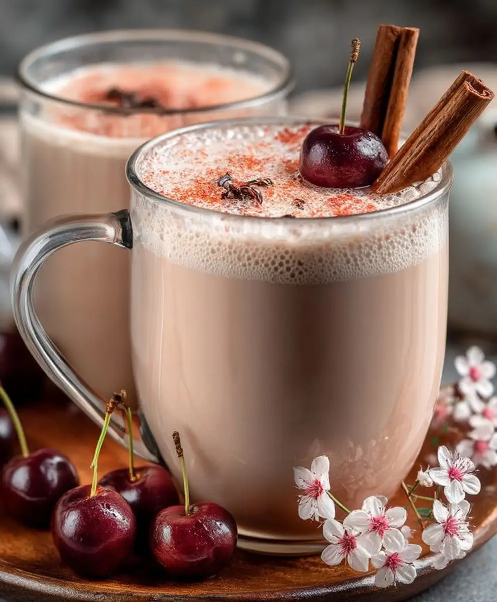 Cherry Earl Grey Milk Tea
