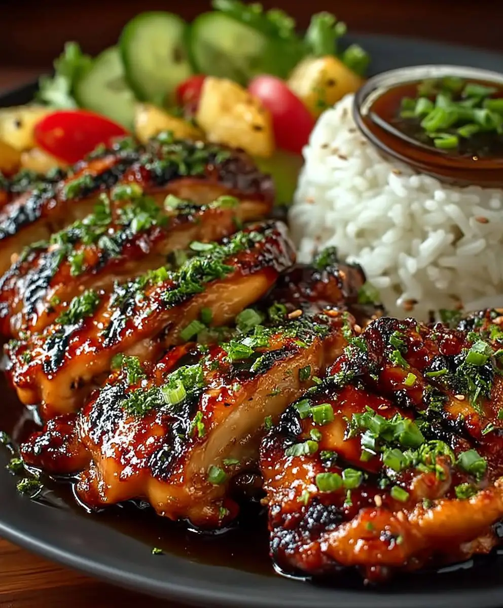 Hawaiian Grilled Teriyaki Chicken