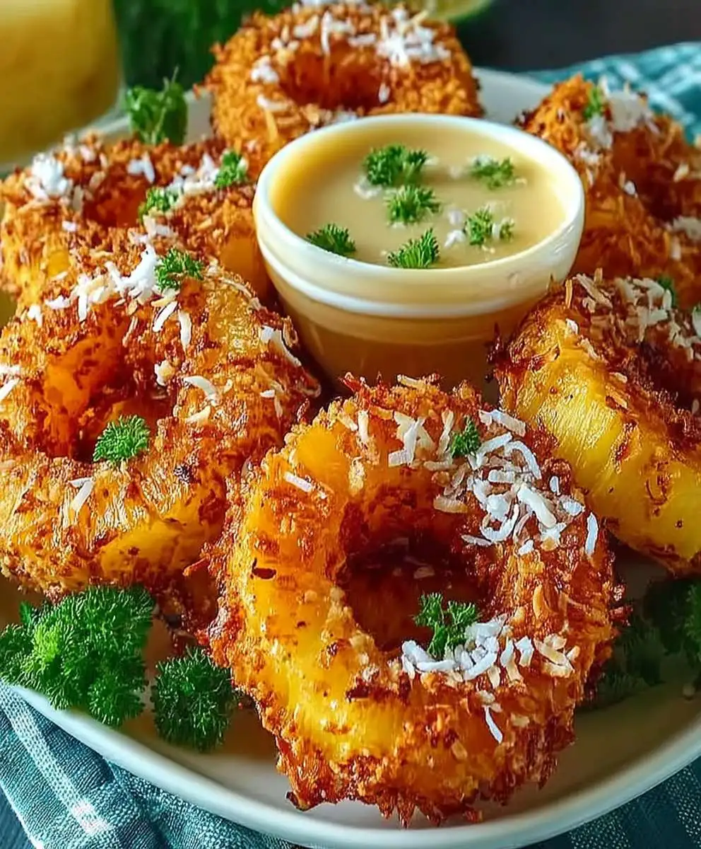 Rum Soaked Fried Pineapple