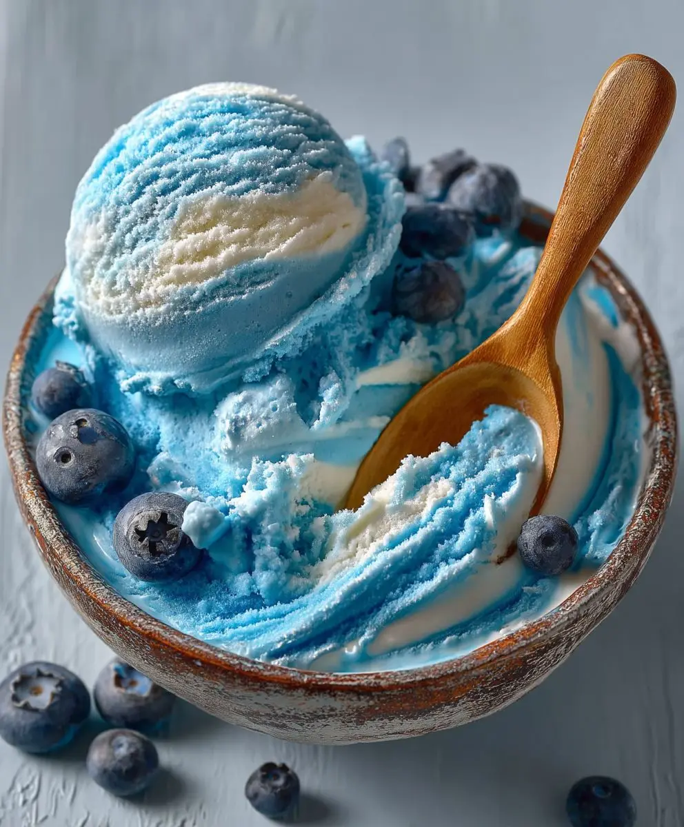 Blue moon ice cream