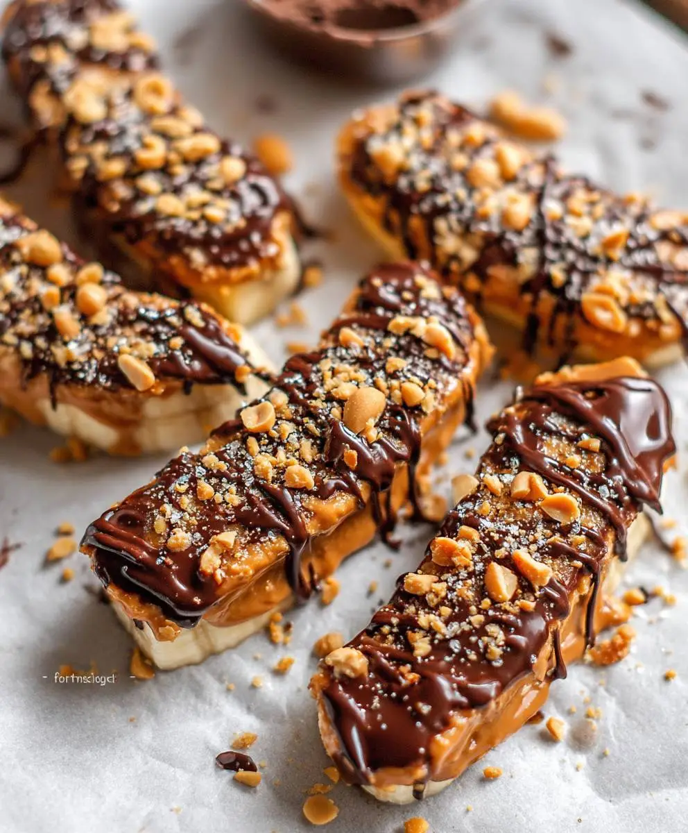 Frozen Banana Snickers