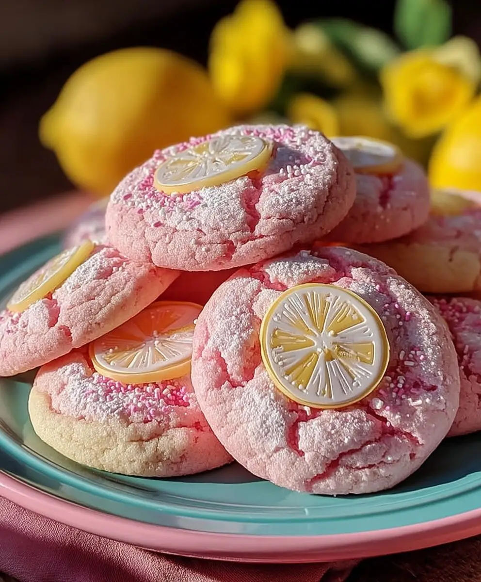 Pink Lemonade Cookies