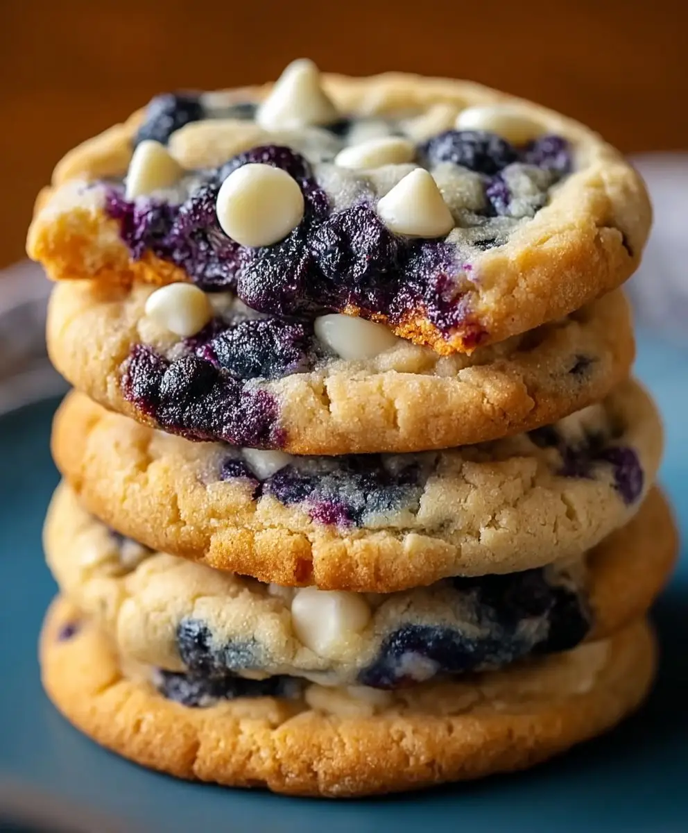 Blueberry cheesecake cookies