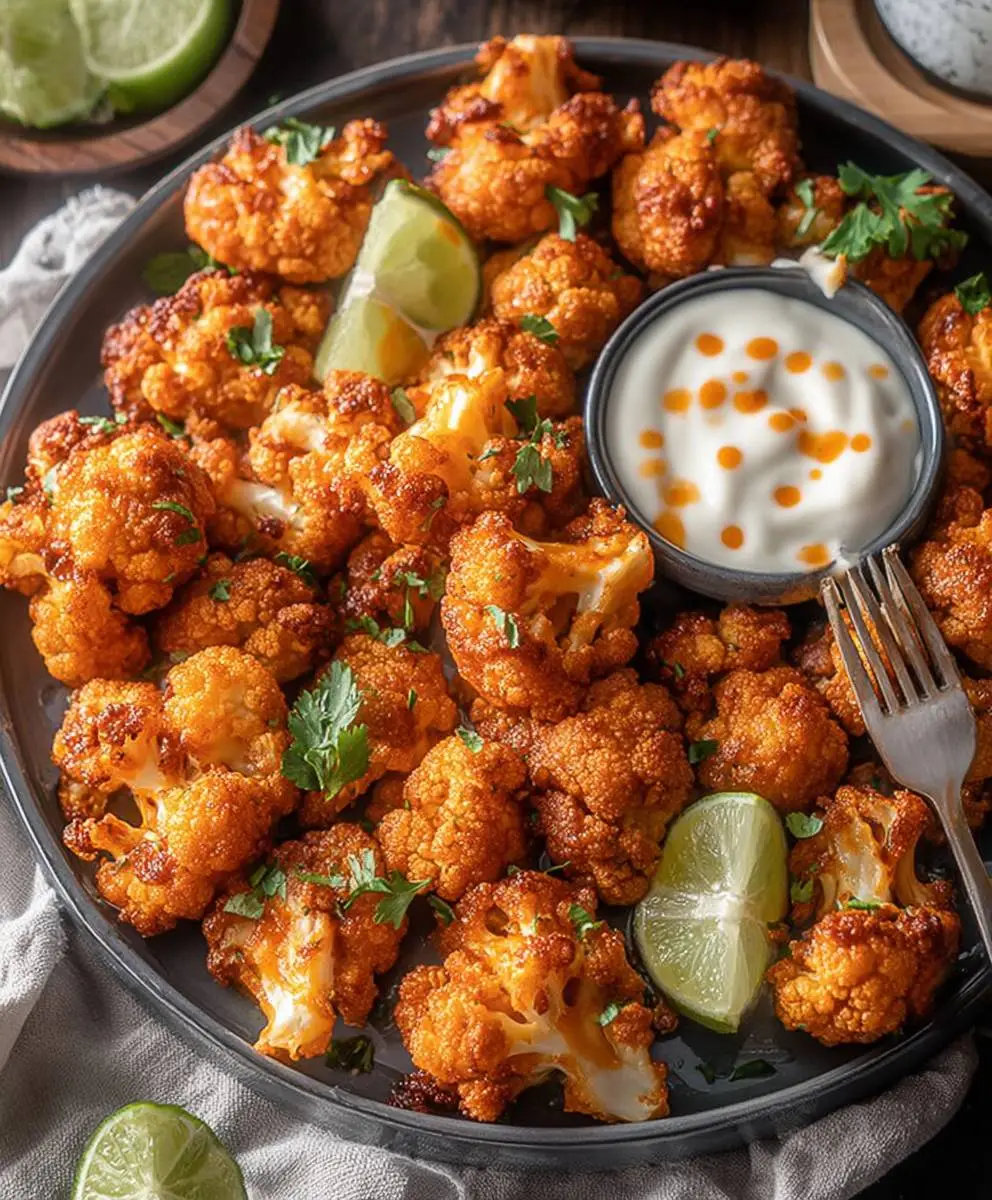 Air Fryer Buffalo Cauliflower