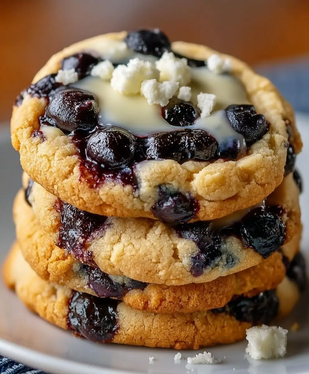 Blueberry Cheesecake Cookies