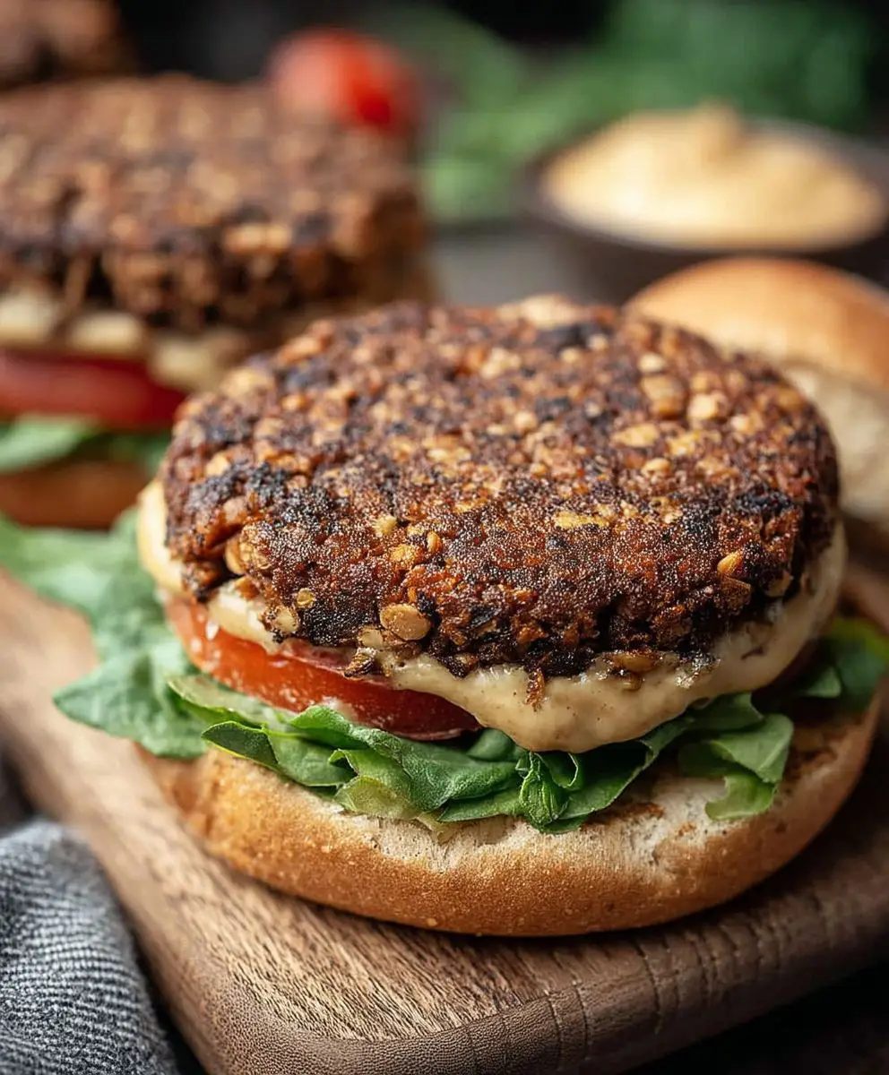 Mushroom Veggie Burgers