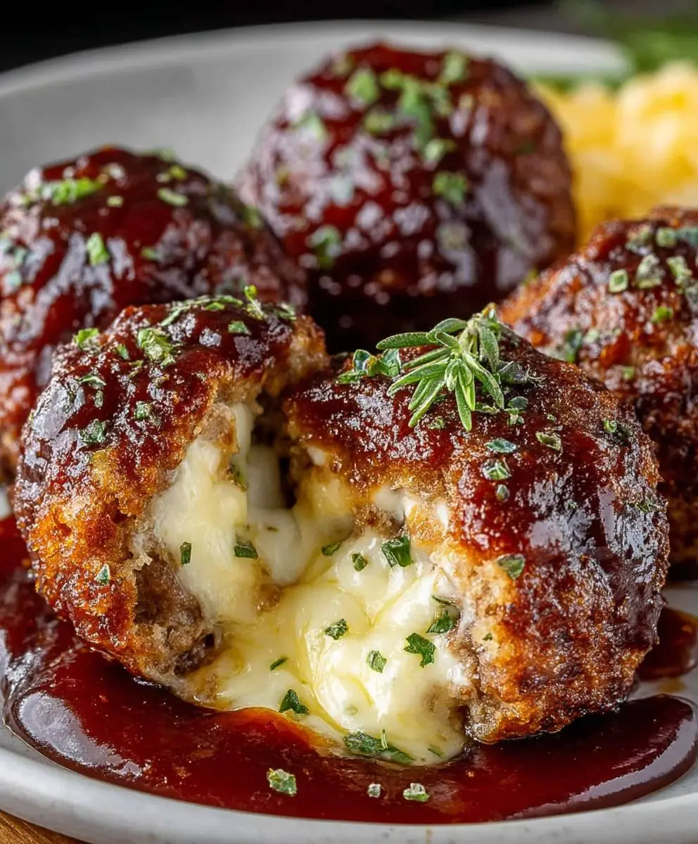 Smoked Stuffed Meatballs