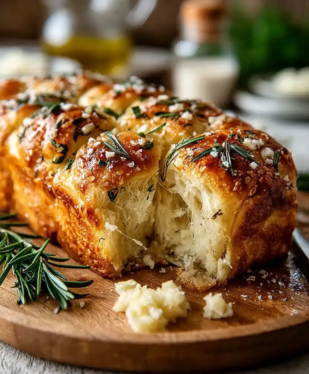 Rosemary Garlic Pull Apart Bread