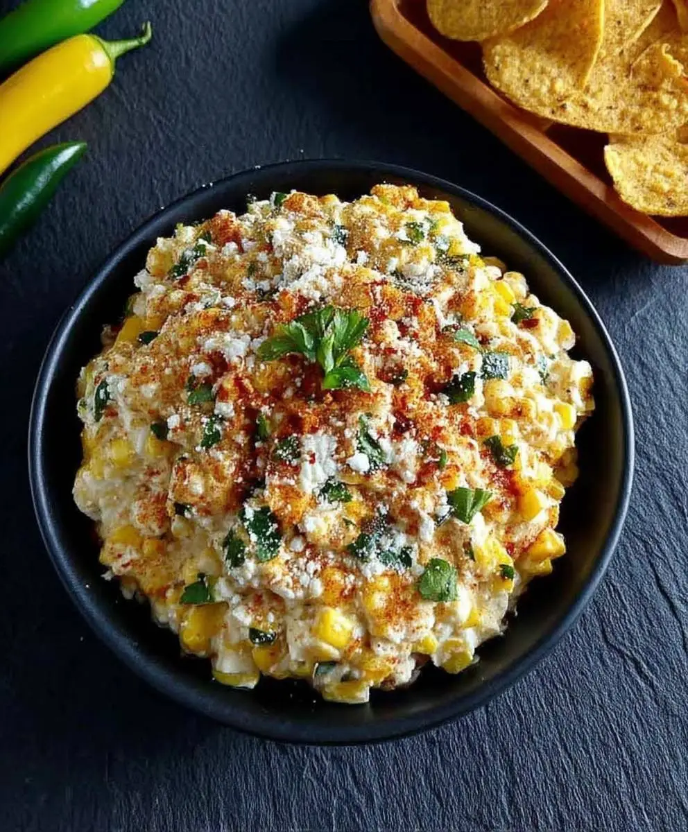 Elote Dip Mexican Street Corn