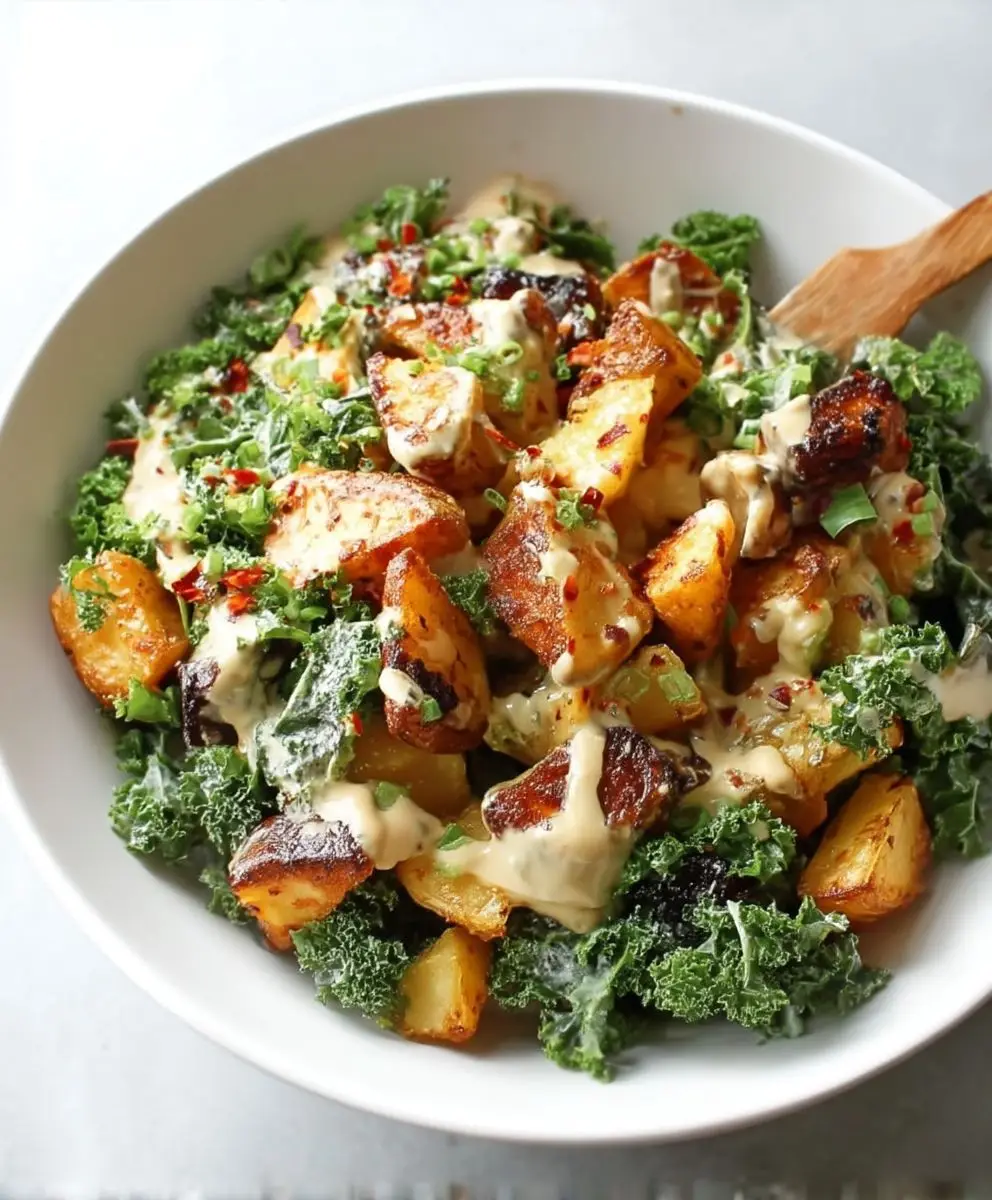 Spicy Potato Kale Bowls