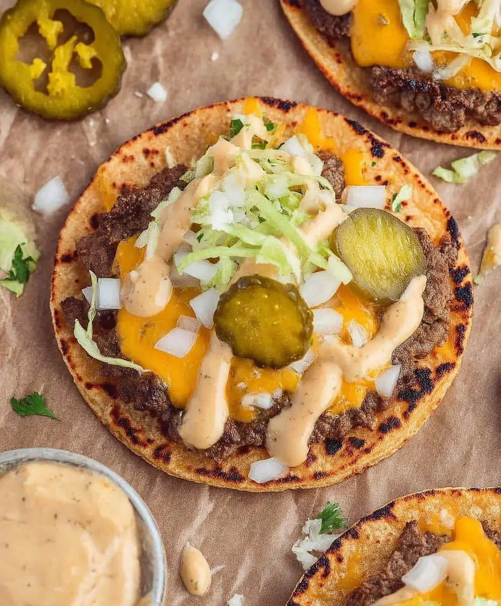 Smash Burger Tacos