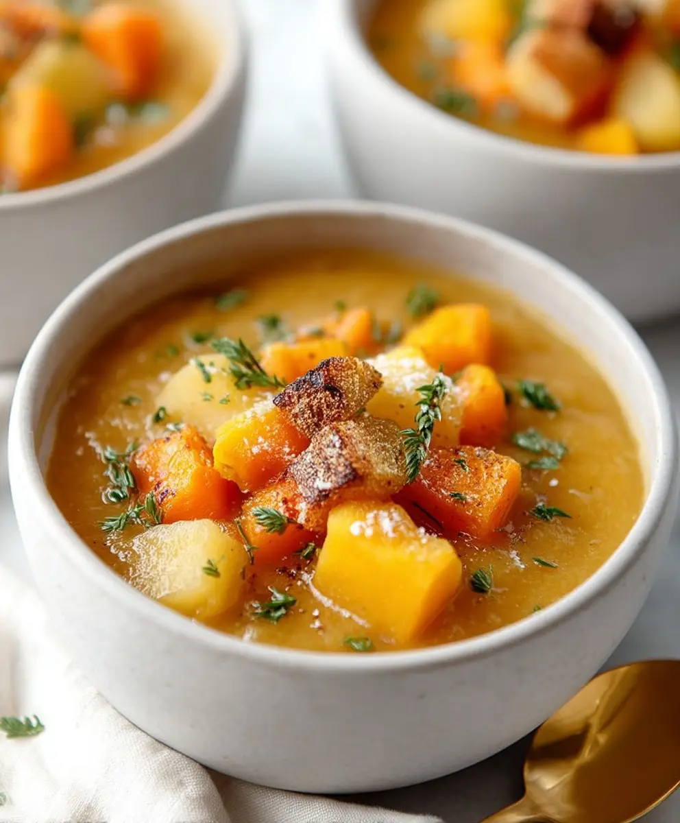 Roasted Winter Vegetable Soup