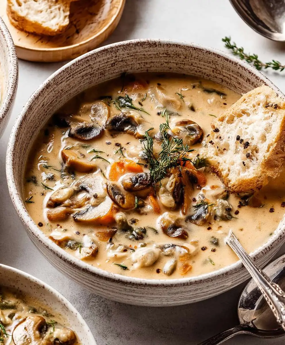 Mushroom soup no cream
