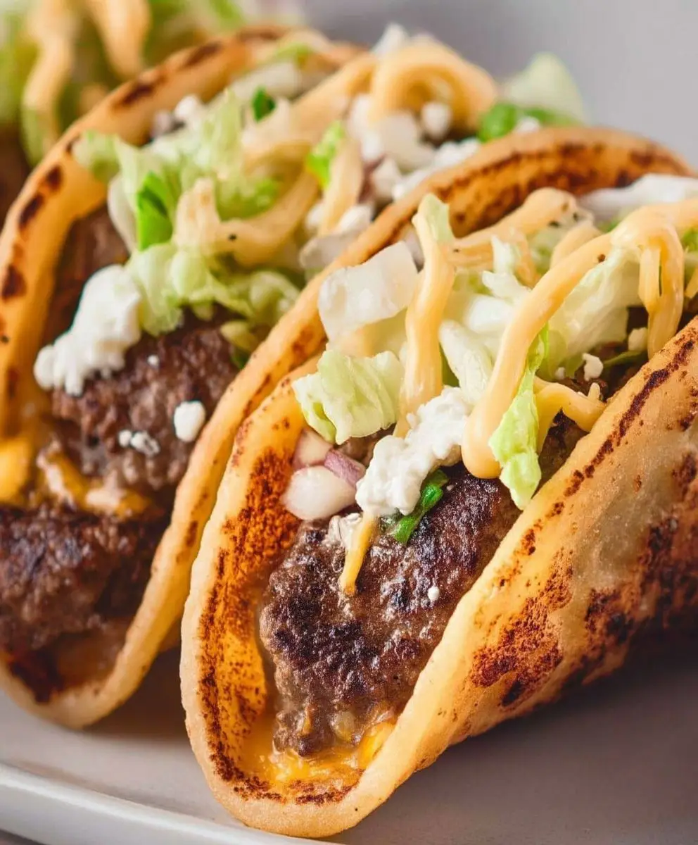 Smash Burger Tacos