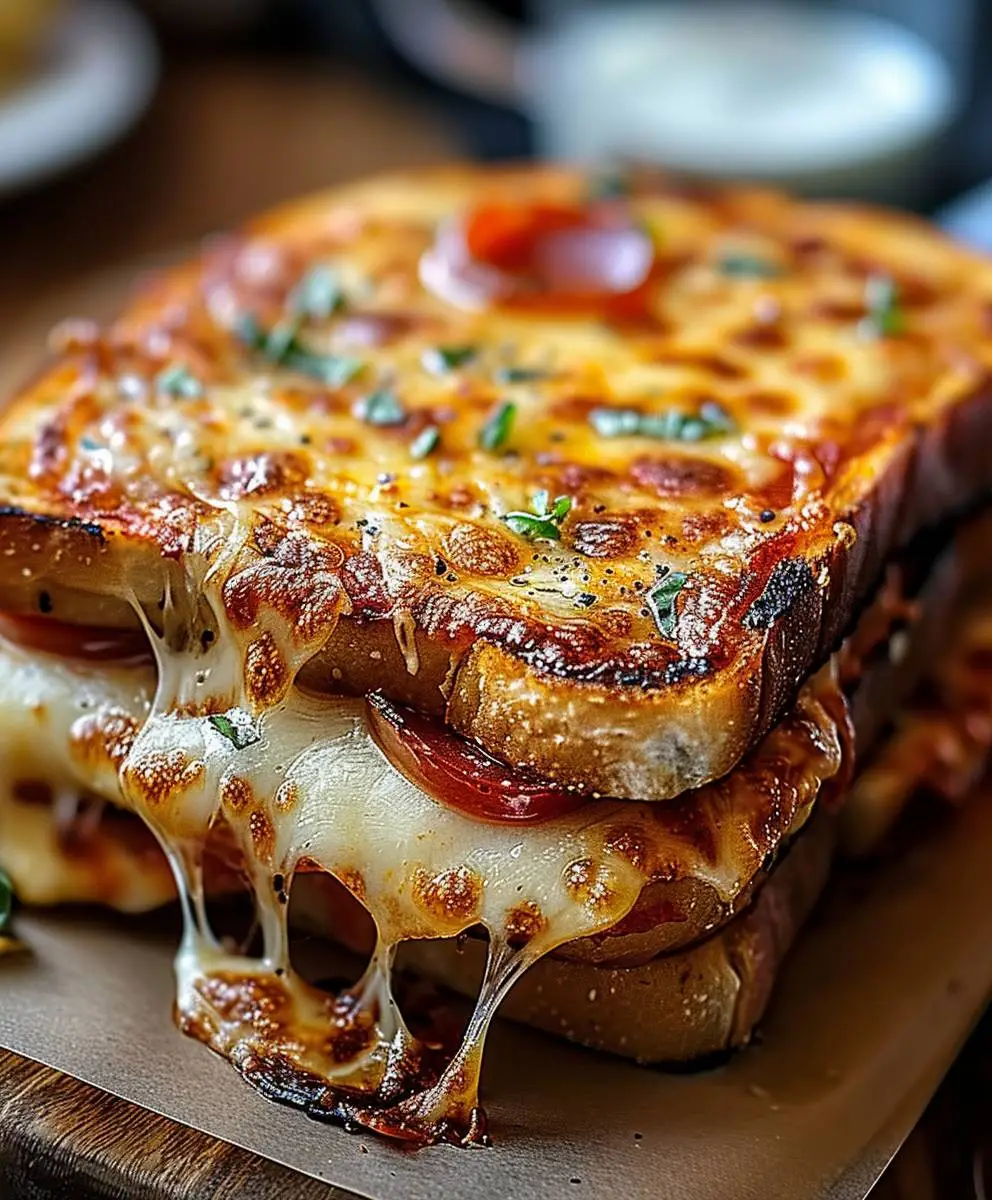 Grilled Cheese Pizza