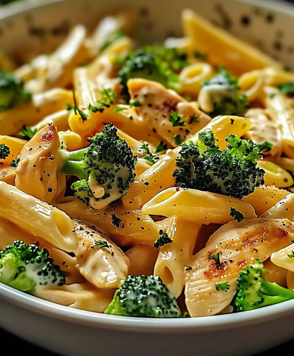 Creamy Broccoli Chicken Penne