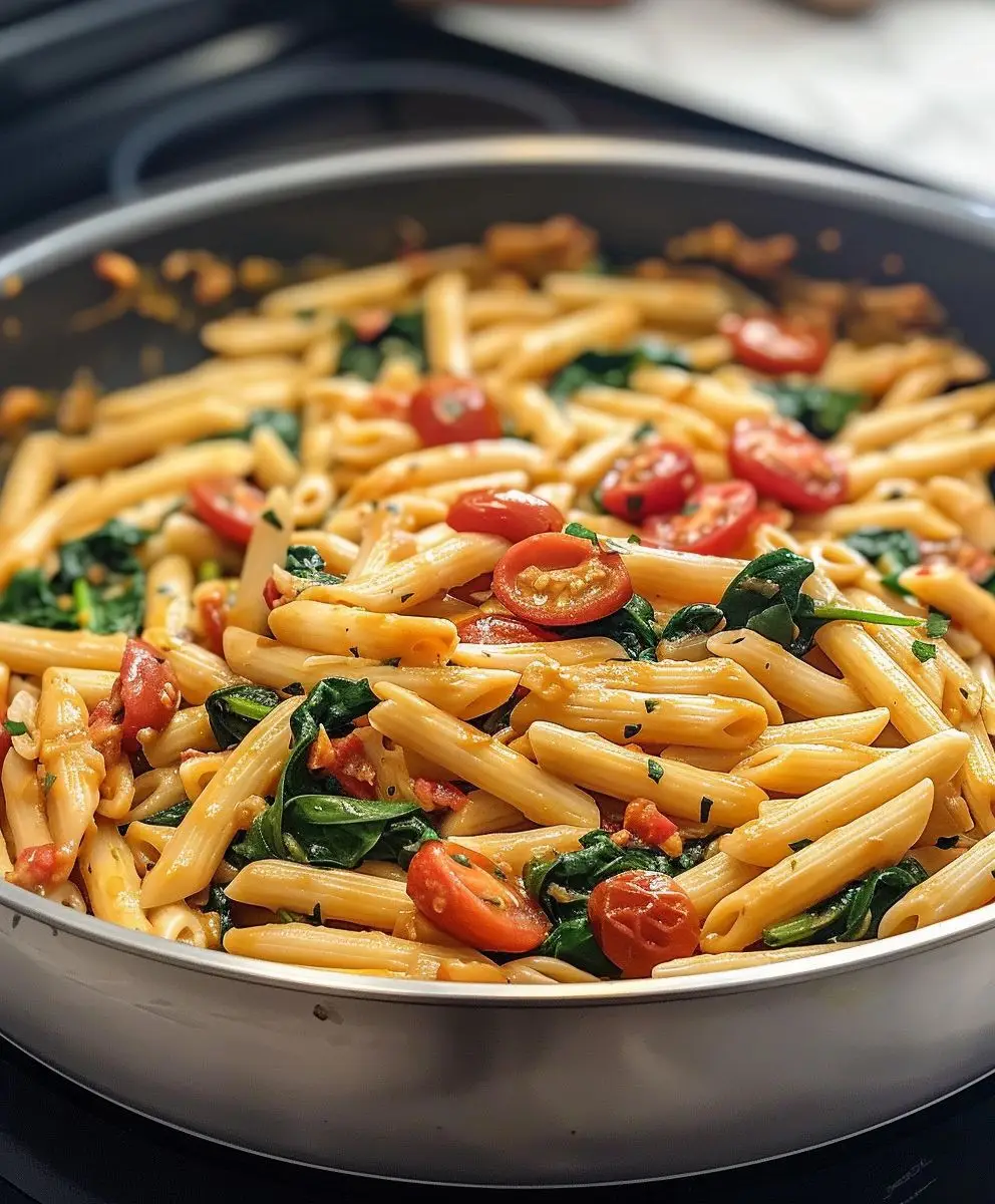 Spinach Tomato Pasta