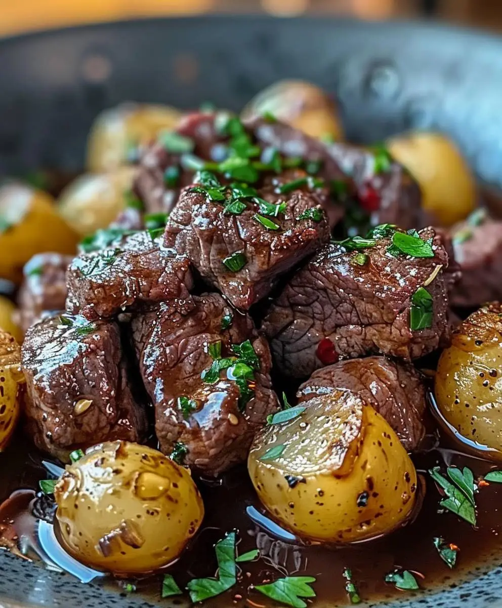 Garlic Butter Beef Bites
