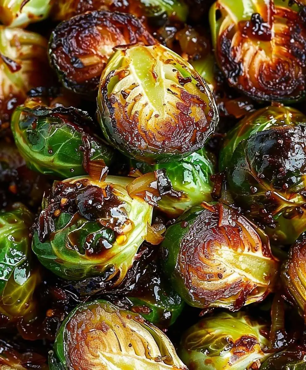 Honey Balsamic Brussels Sprouts