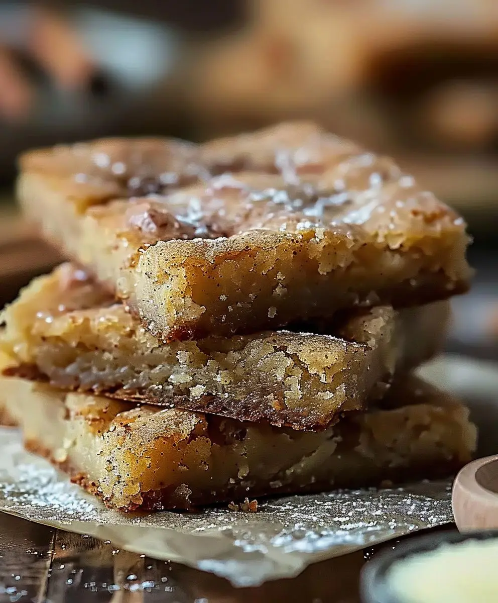 Honey Cinnamon Blondies